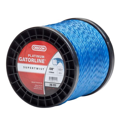 Oregon 20-111 GATORLINE PLATINUM SUPERTWIST TRIMMER LINE .130 1LB