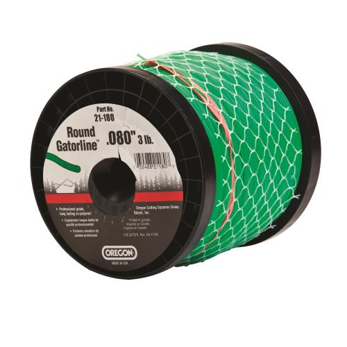 Oregon 21-180 GATORLINE ROUND .080 3LB SPOOL