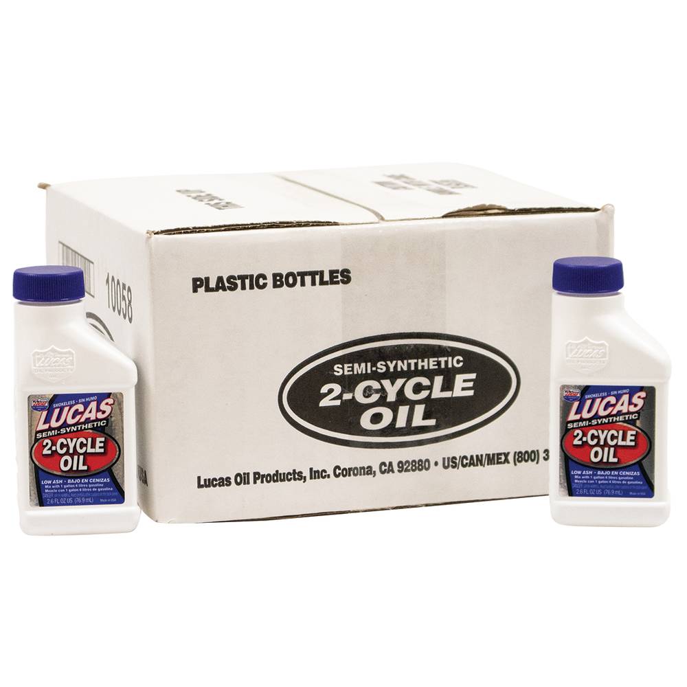 54-001 Lucas 2-Cycle Oil Semi-Synthetic 24 2.6 oz. Bottles