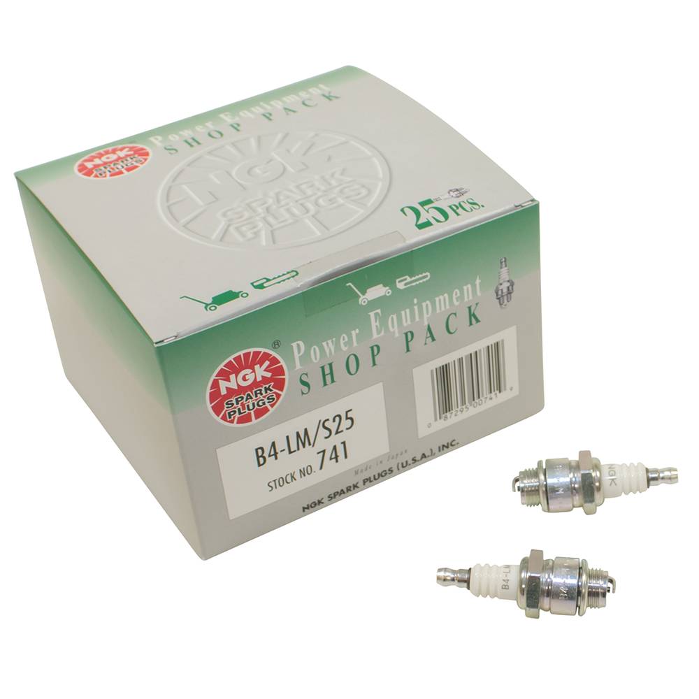 77-400-0 NGK B4LM Spark Plug Shop Pack