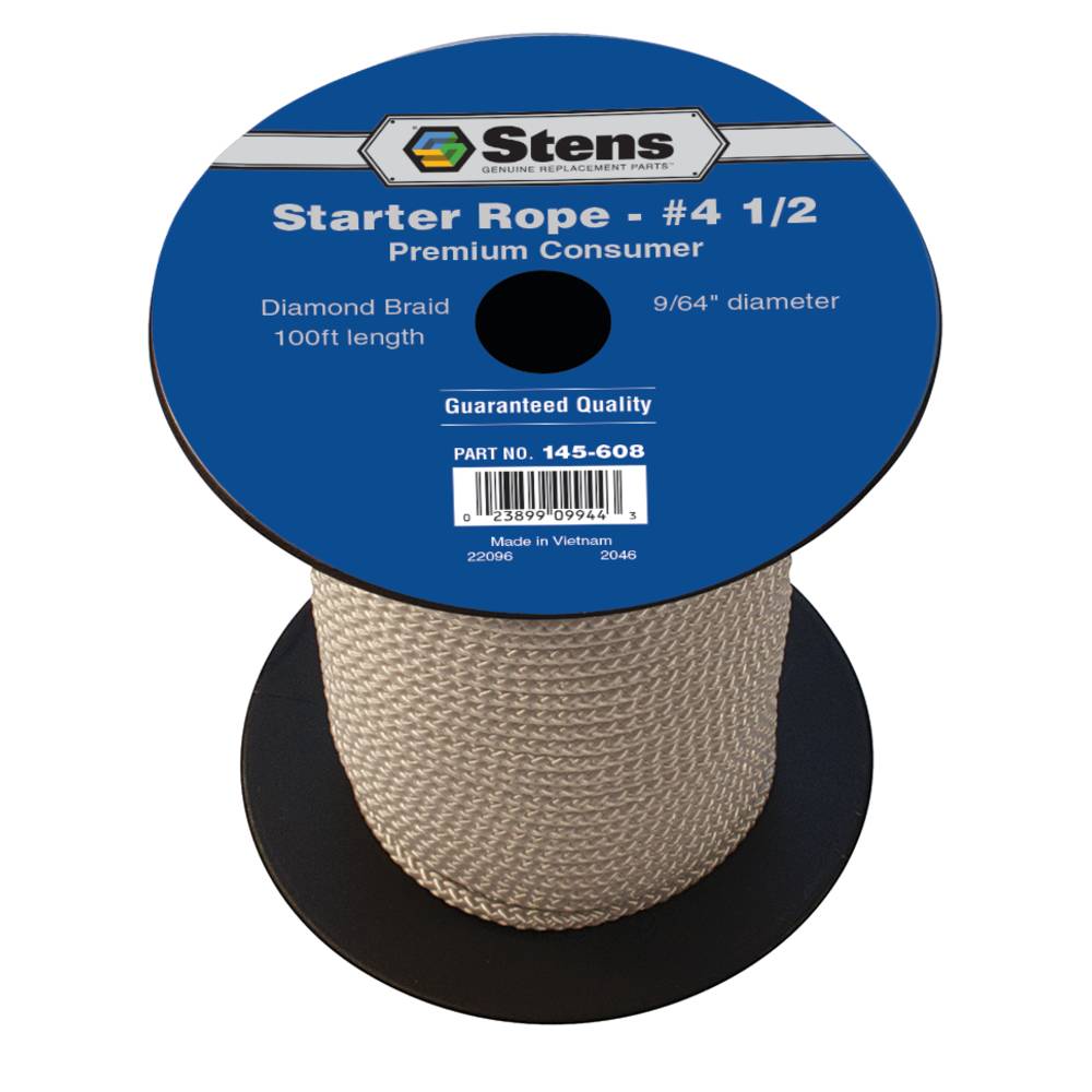 31-142 100' Diamond Braid Starter Rope #4-1/2