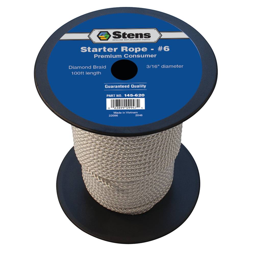 31-160 100' Diamond Braid Starter Rope #6