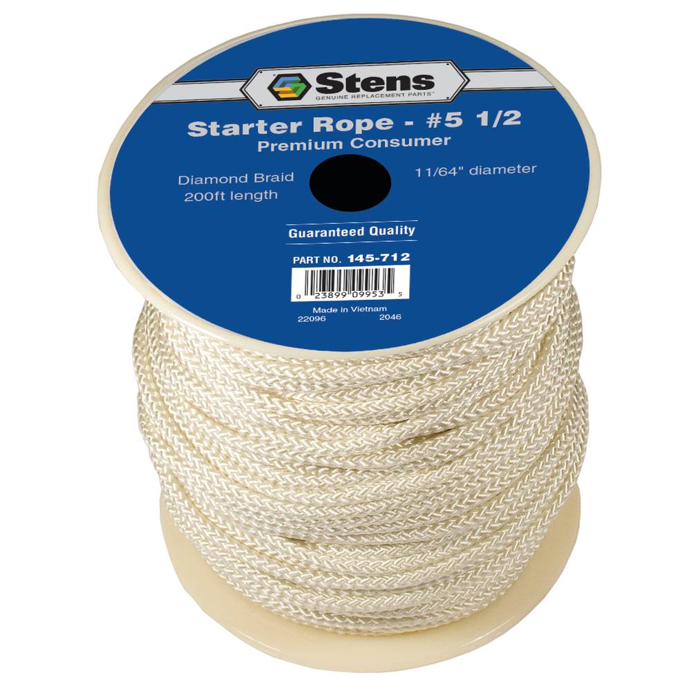 31-252 200' Diamond Braid Starter Rope #5-1/2