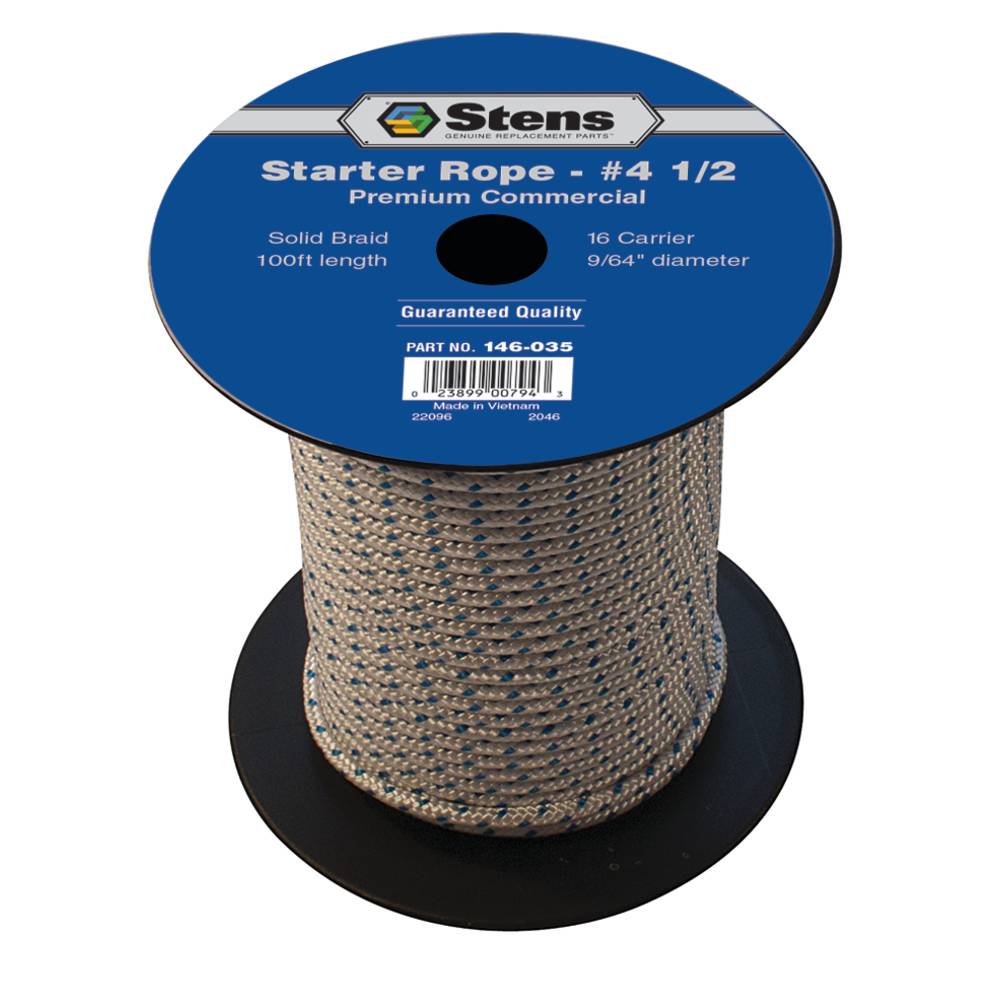 31-142 100' Solid Braid Starter Rope #4-1/2