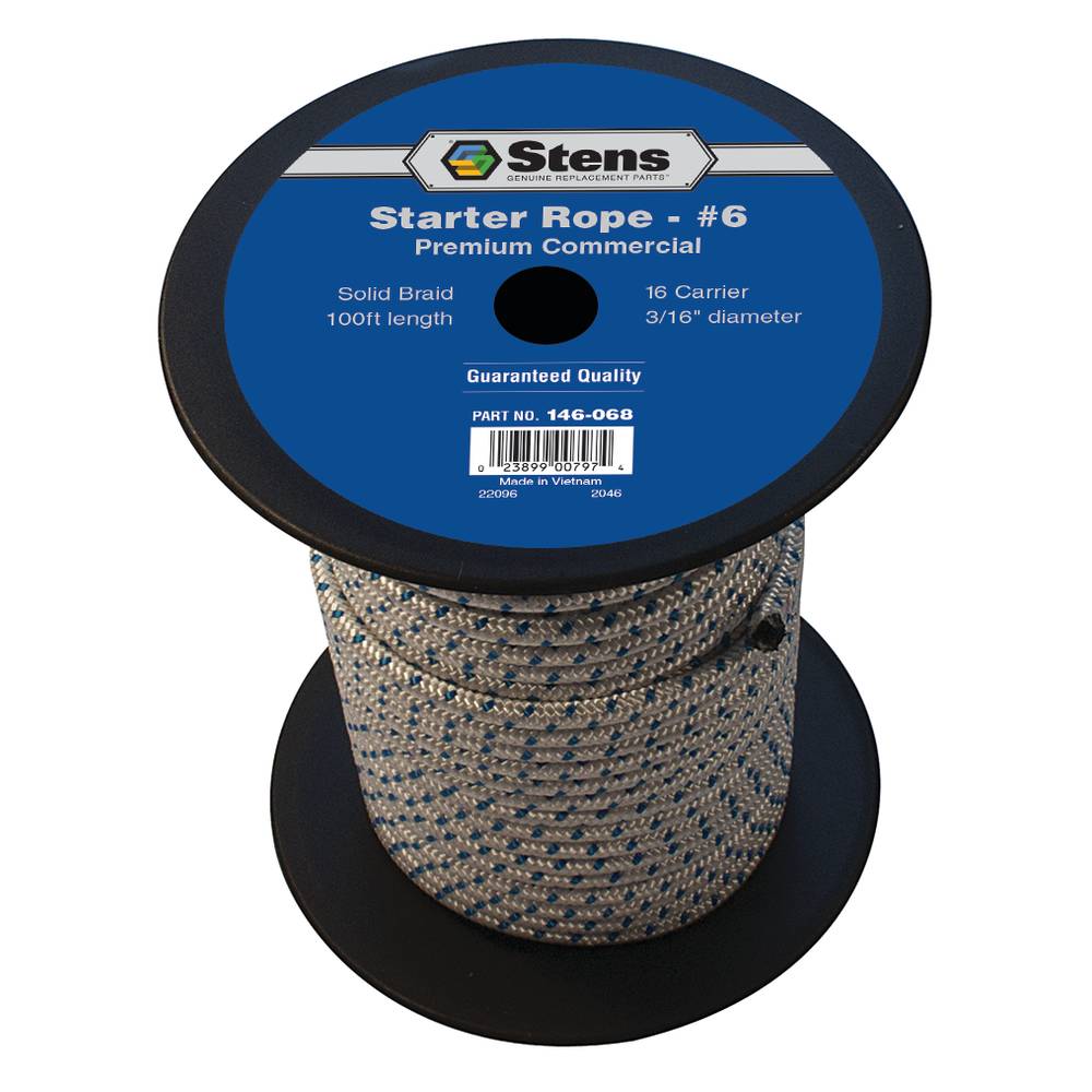 31-160 100' Solid Braid Starter Rope #6