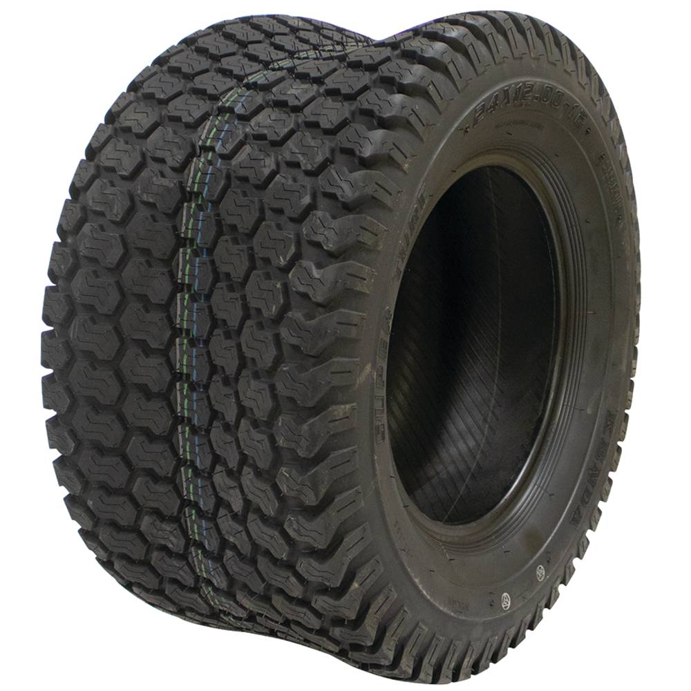 68-099 Tire Kenda 24x12.00-12 Super Turf 4 Ply