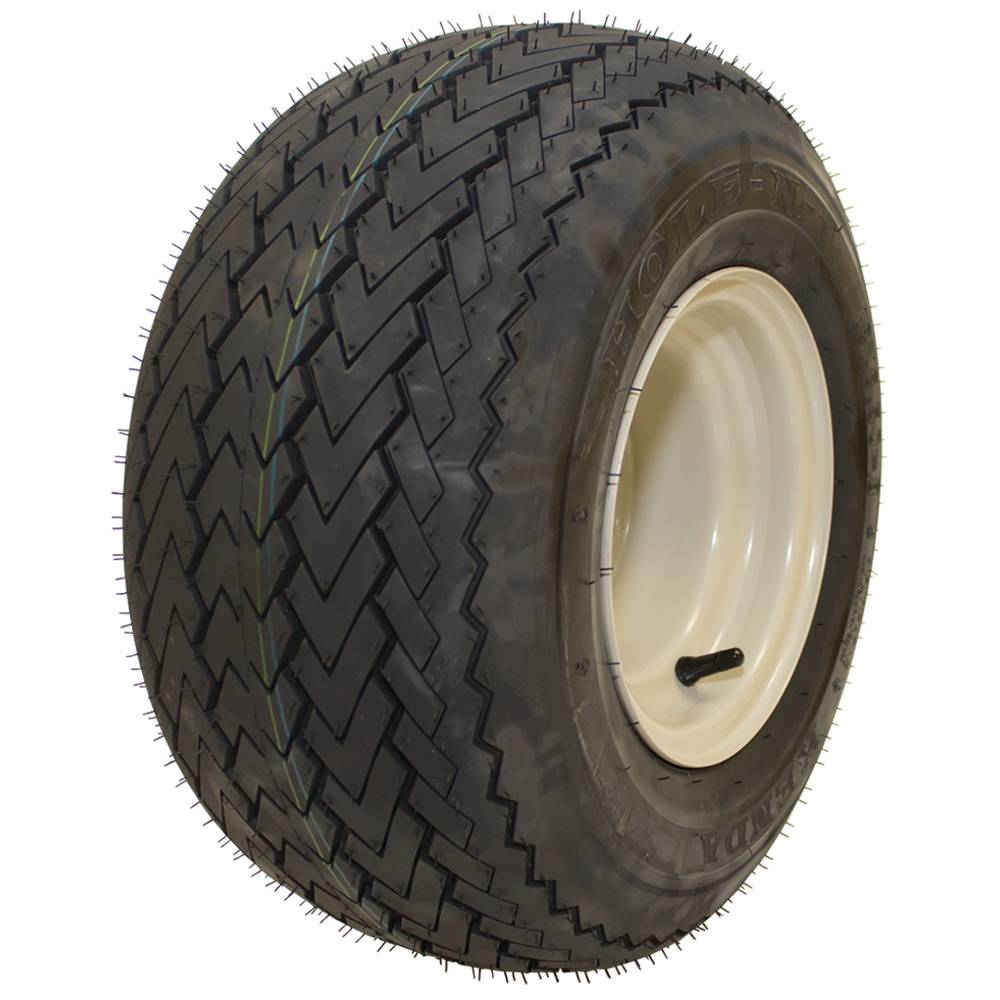 58-160 Kenda Tire Wheel Assembly Beige Hole-N-One Tread