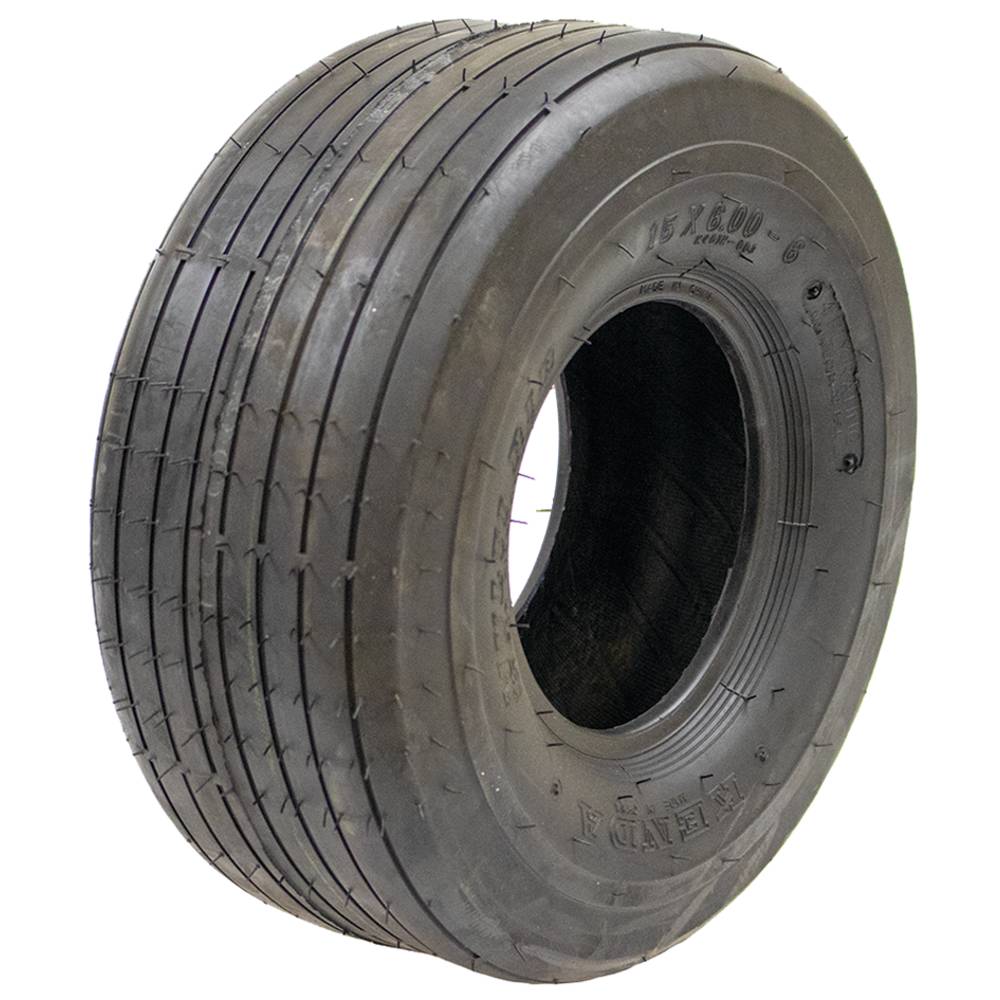 58-114 Tire Kenda 15x6.00-6 Golf Rib 4 Ply