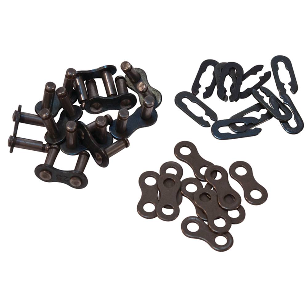 02-187 Roller Chain Connecting Links for #25 10-Pack