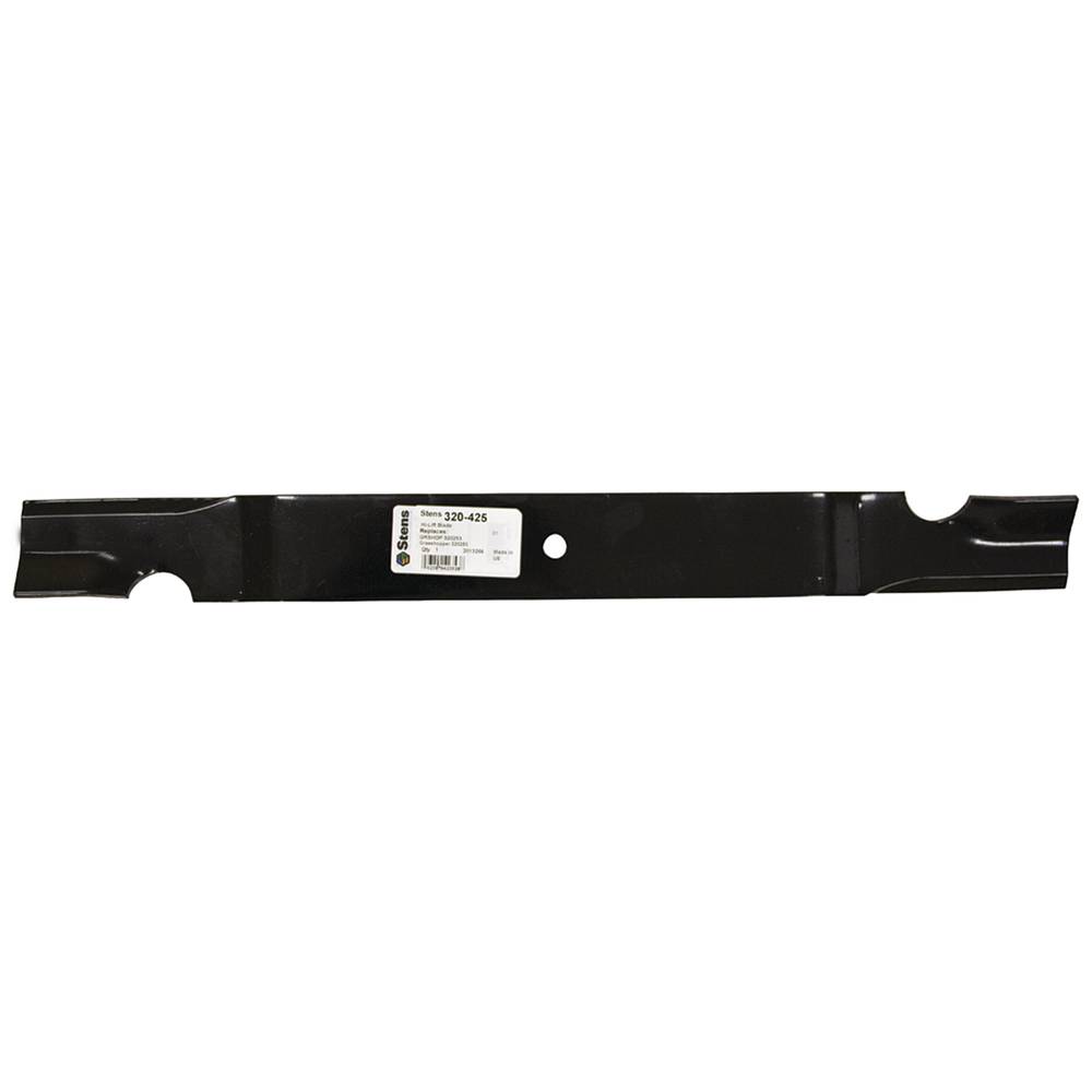 91-533 Notched Hi-Lift Blade for Grasshopper 320253