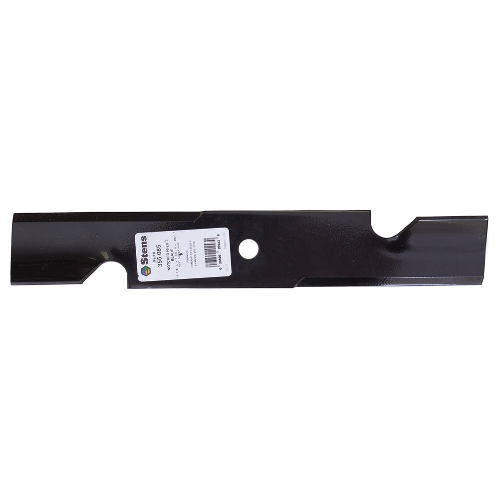 596-327 Notched Hi-Lift Blade for Exmark 103-2529-S