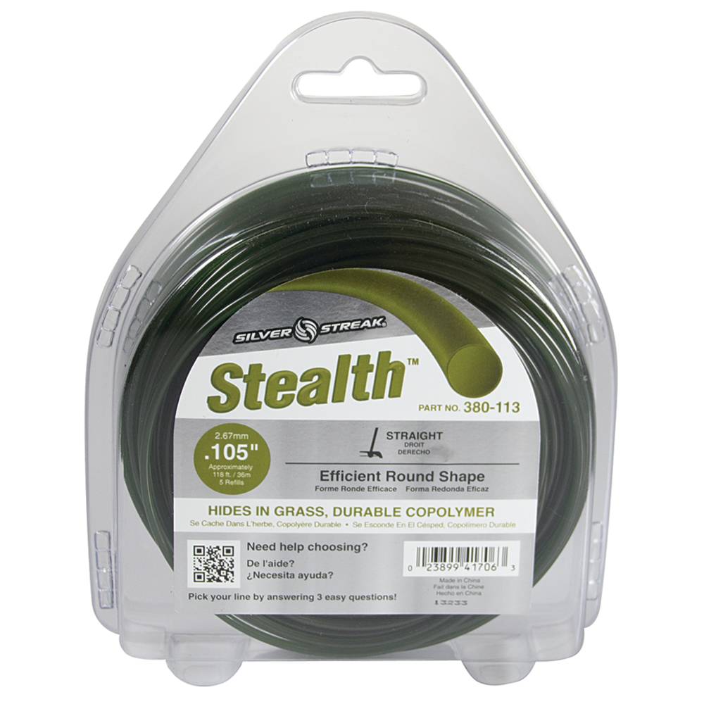 380-113 Stealth Trimmer Line .105 1/2 lb. Donut