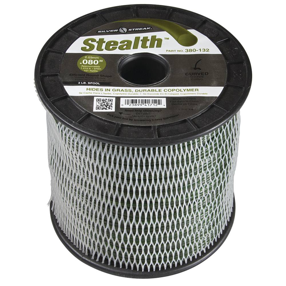 23-180 Stealth Trimmer Line .080 3 lb. Spool