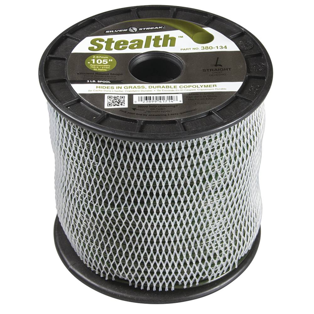 Stens 380-134 Stealth Trimmer Line .105 3 lb. Spool