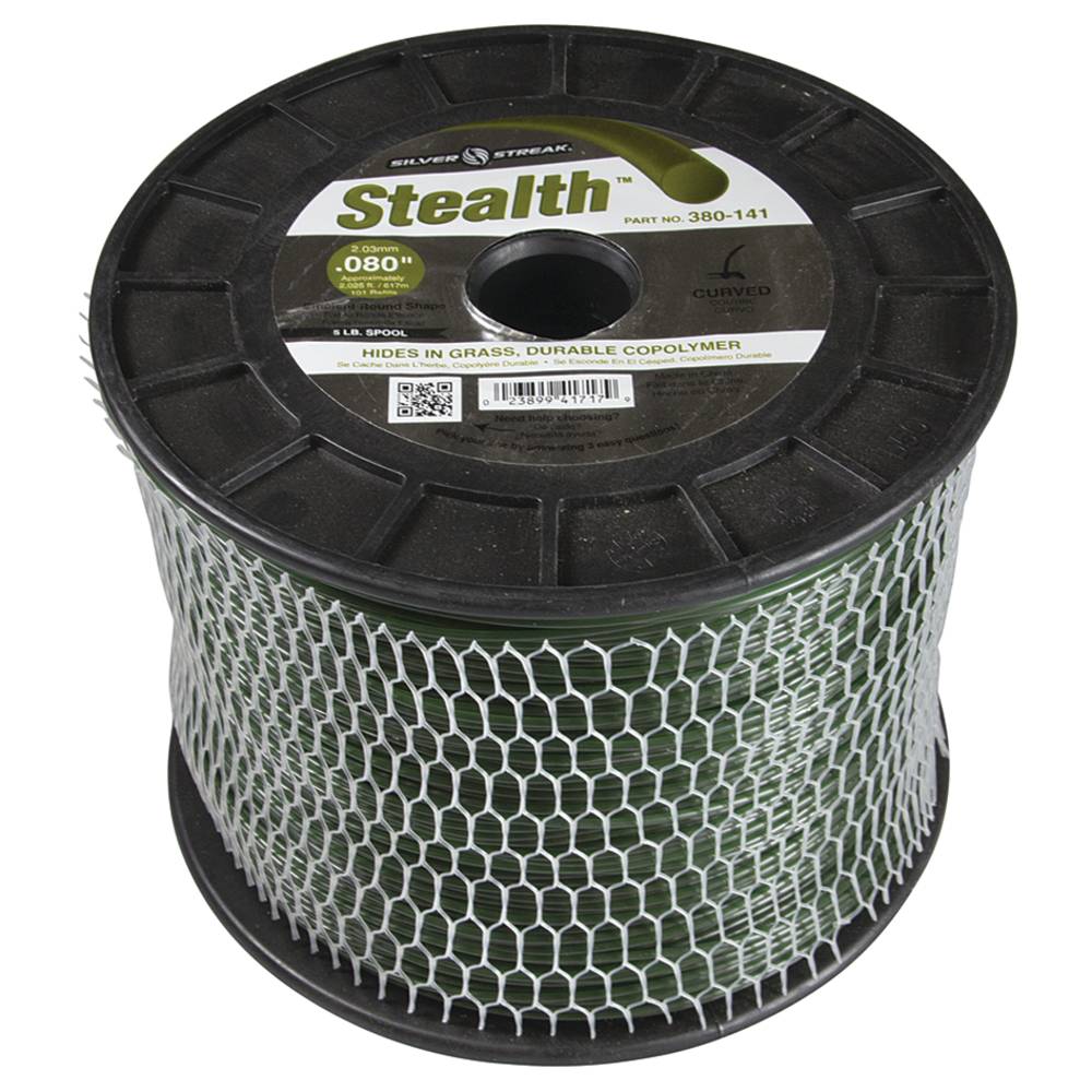 Stens 380141, 380-141, Stealth Trimmer Line .080 5 lb. Spool, $80.16 on sale now! 380141, 380-141, Discount online Lawnmower parts, engine parts, chainsaw parts