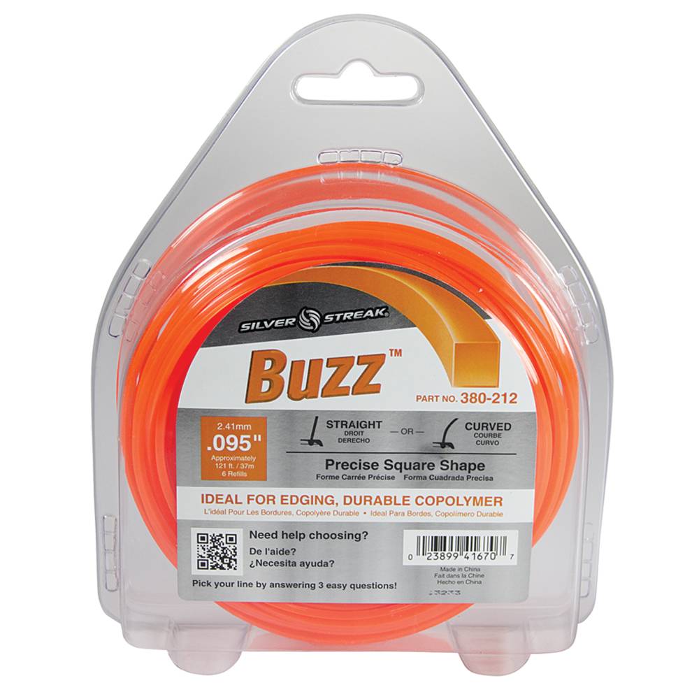 21-955 Buzz Trimmer Line .095 1/2 lb. Donut