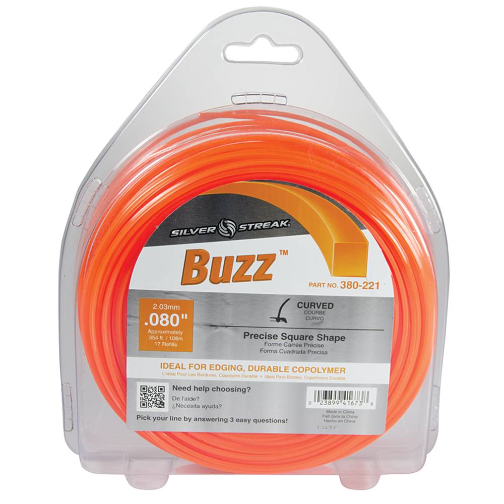 21-480 Buzz Trimmer Line .080 1 lb. Donut