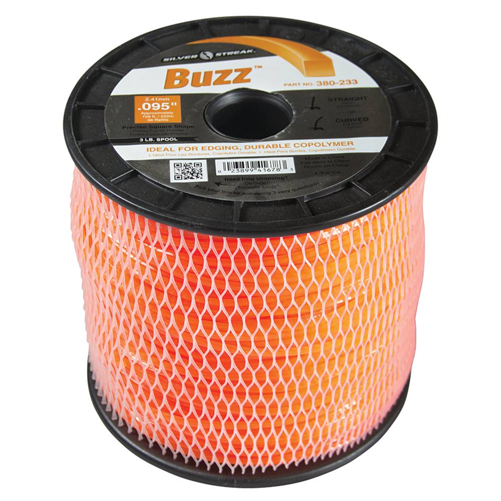 21-895 Buzz Trimmer Line .095 3 lb. Spool