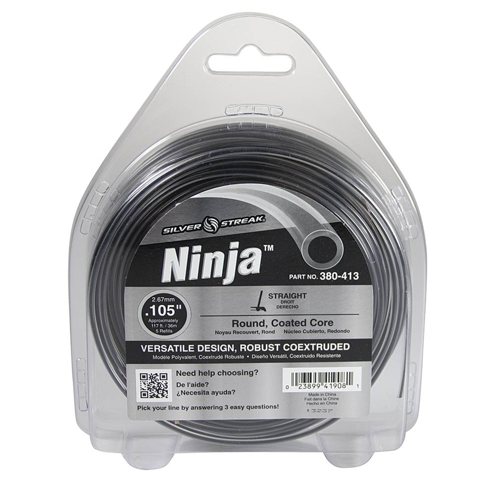 Stens 380-413 Ninja Trimmer Line .105 1/2 lb. Donut