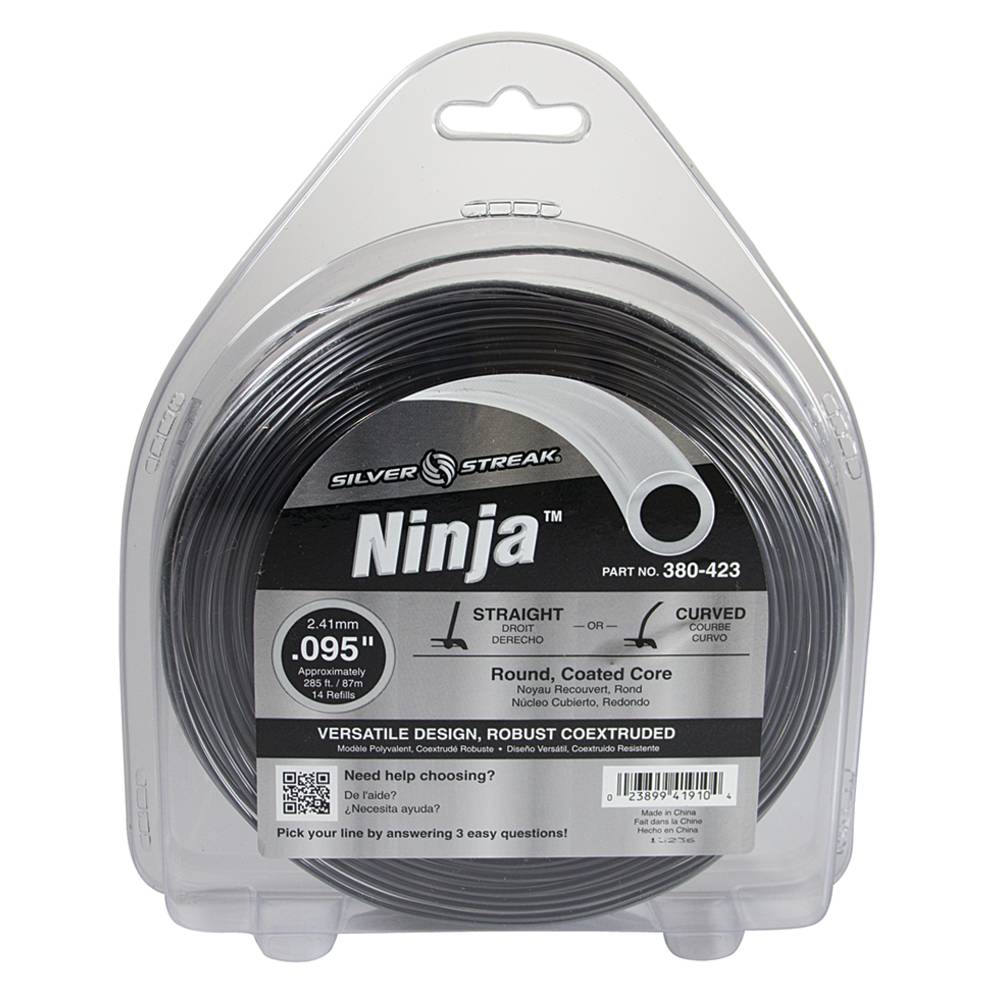 380-423 Ninja Trimmer Line .095 1 lb. Donut