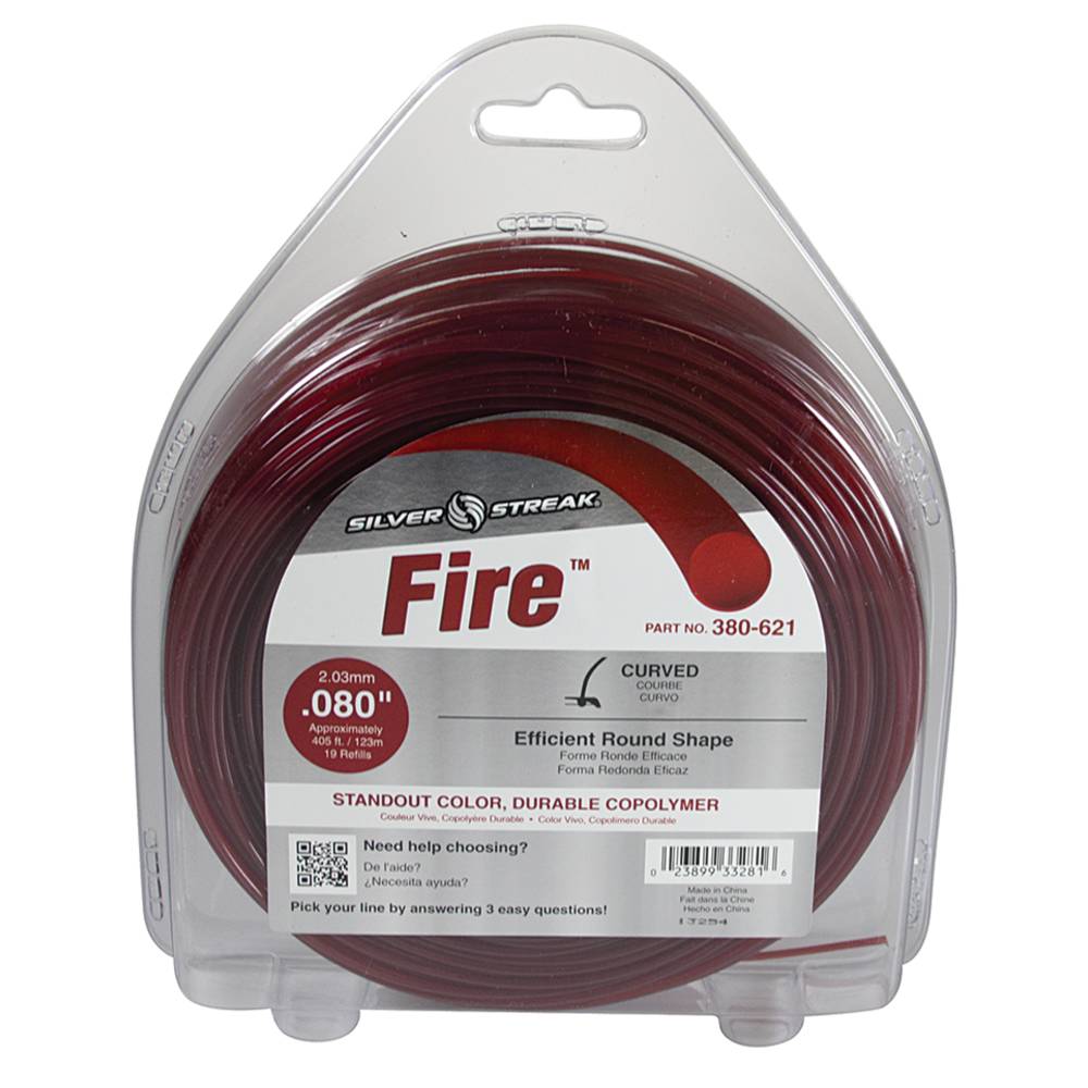 21-380 Fire Trimmer Line .080 1 lb. Donut