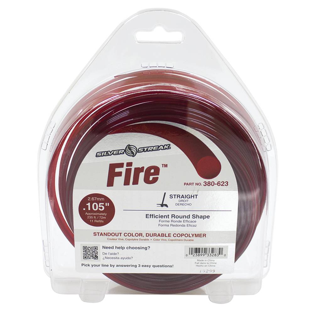 380-623 Fire Trimmer Line .105 1 lb. Donut