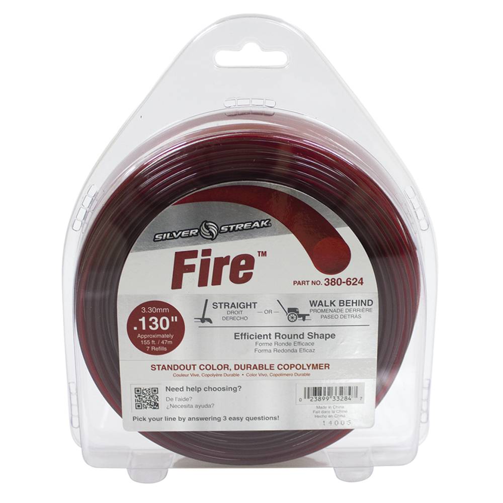 380-624 Fire Trimmer Line .130 1 lb. Donut