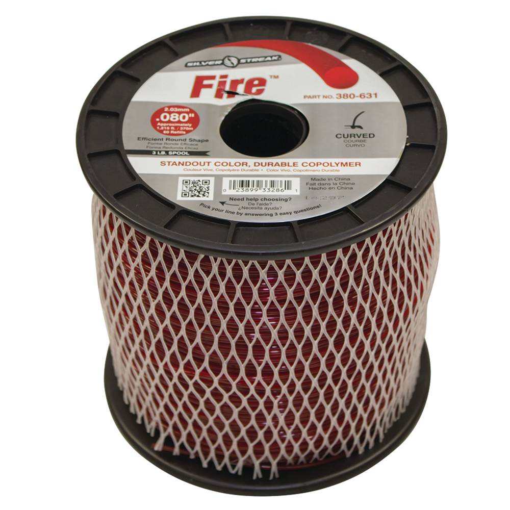 Stens 380631, 380-631, Fire Trimmer Line .080 3 lb. Spool, $52.12 on sale now! 380631, 380-631, Discount online Lawnmower parts, engine parts, chainsaw parts