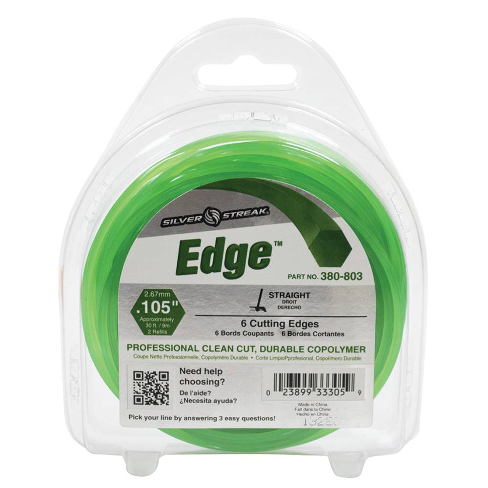 Stens 380-803 Edge Trimmer Line .105 30' Clam Shell