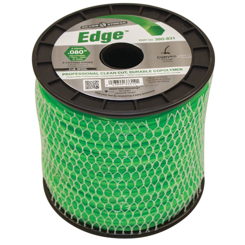 Stens 380831, 380-831, Edge Trimmer Line .080 3 lb. Spool, $56.44 on sale now! 380831, 380-831, Discount online Lawnmower parts, engine parts, chainsaw parts