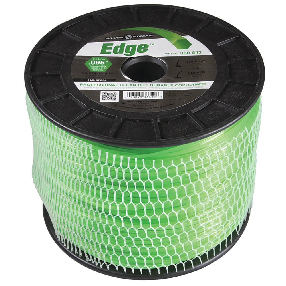 Stens 380842, 380-842, Edge Trimmer Line .095 5 lb. Spool, $89.72 on sale now! 380842, 380-842, Discount online Lawnmower parts, engine parts, chainsaw parts