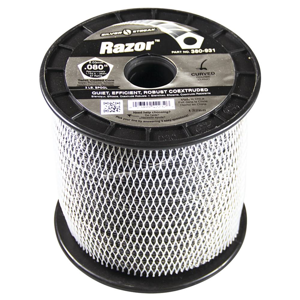 380-931 Razor Trimmer Line .080 3 lb. Spool