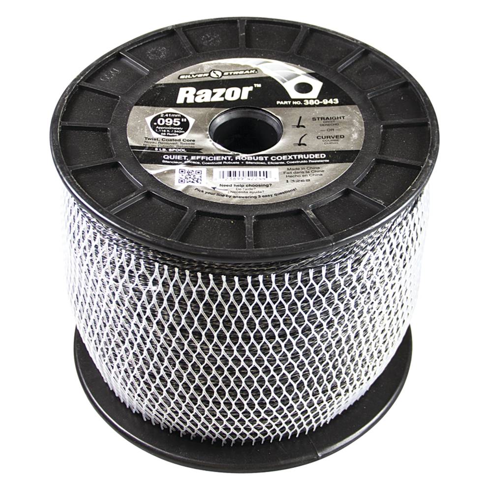 Stens 380943, 380-943, Razor Trimmer Line .095 5 lb. Spool, $108.08 on sale now! 380943, 380-943, Discount online Lawnmower parts, engine parts, chainsaw parts