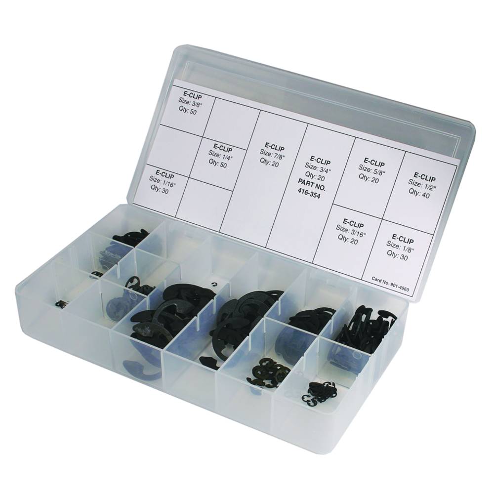 08-300 280 Piece E-Clip Assortment