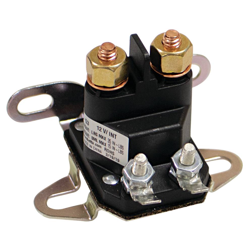 Stens 435435, 435-435, Universal Double Terminal Starter Solenoid 12V, $18.56 on sale now! 435435, 435-435, Discount online Lawnmower parts, engine parts, chainsaw parts